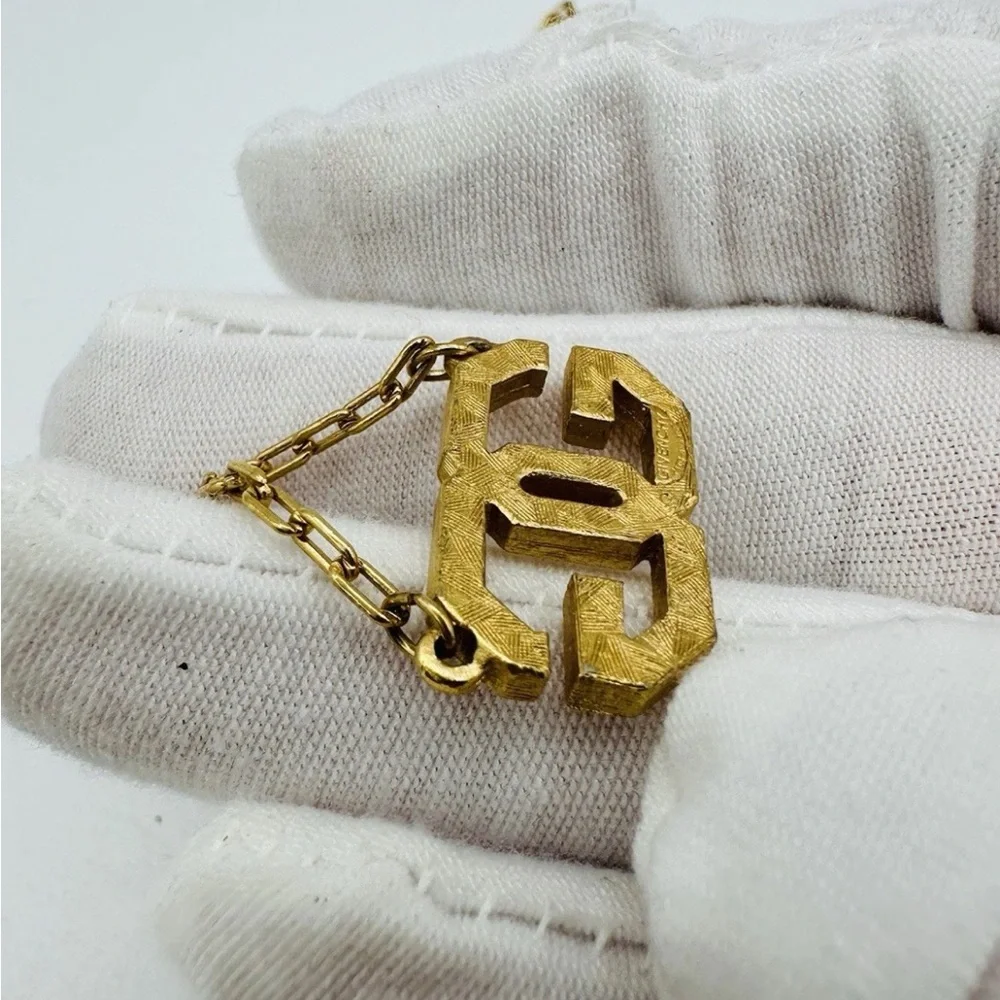 Givenchy Vintage GG Gold Chain Necklace 15” - Picture 3 of 9